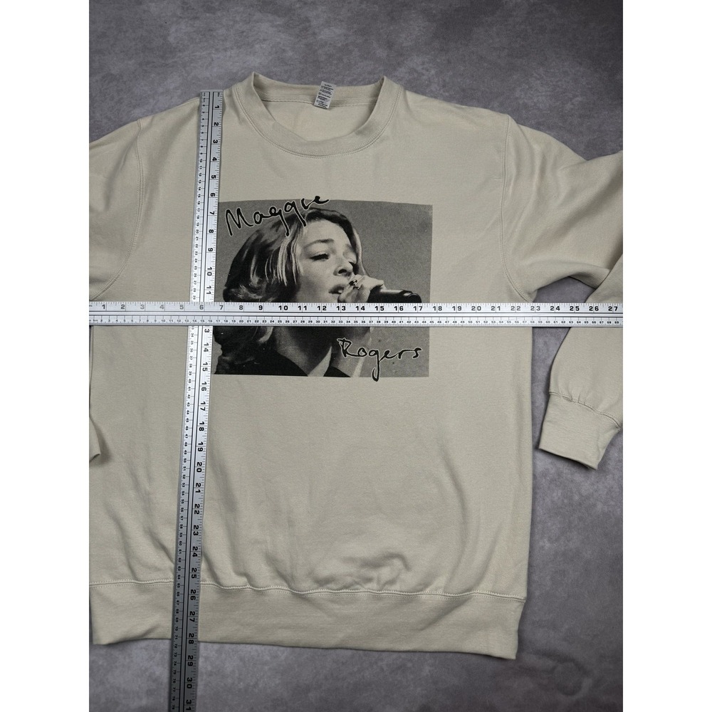Maggie Rogers Sweatshirt Mens Large Don't Forget Me Tour 2024‎ Crewneck Pullover - Picture 4 of 12